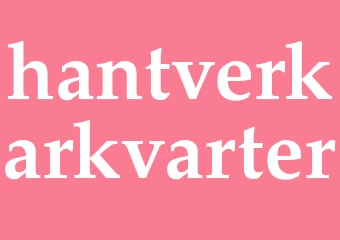 Synonym hantverkarkvarter