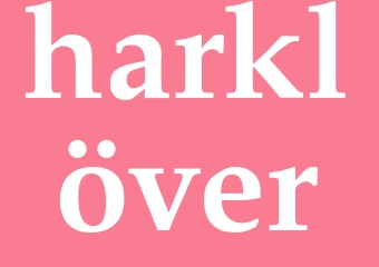 Synonym harklöver