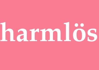 Synonym harmlös