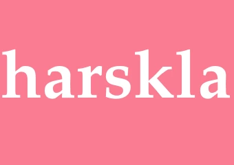 Synonym harskla