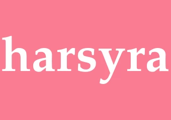 Synonym harsyra