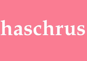 Synonym haschrus
