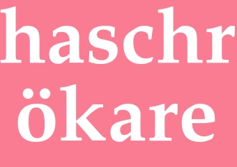 Synonym haschrökare