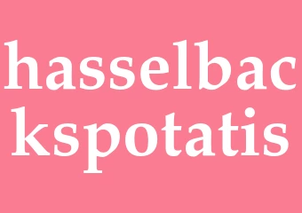 Synonym hasselbackspotatis