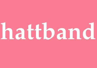 Synonym hattband