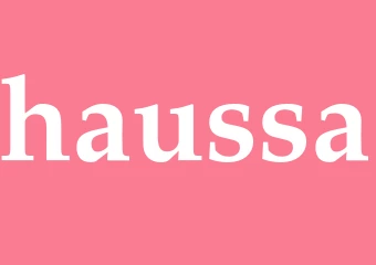 Synonym haussa
