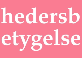 Synonym hedersbetygelse