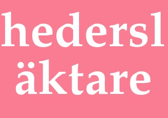 Synonym hedersläktare