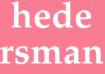 Synonym hedersman