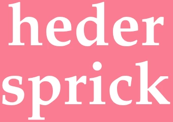 Synonym hedersprick