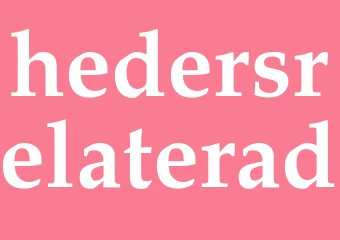 Synonym hedersrelaterad