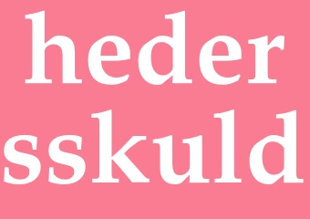 Synonym hedersskuld