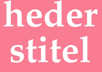 Synonym hederstitel
