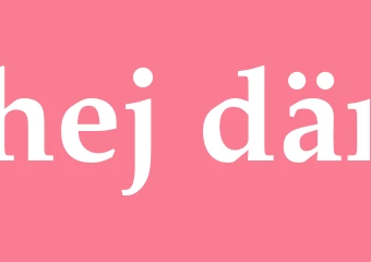Synonym hej där
