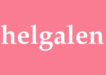 Synonym helgalen