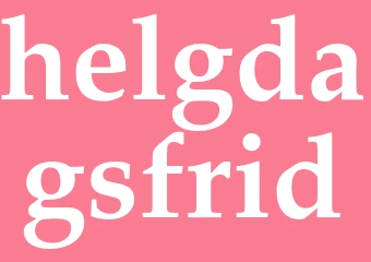 Synonym helgdagsfrid