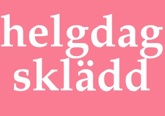 Synonym helgdagsklädd