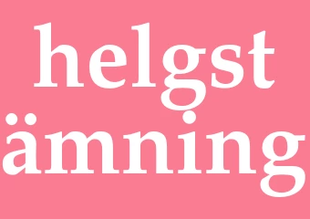 Synonym helgstämning