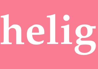Synonym helig