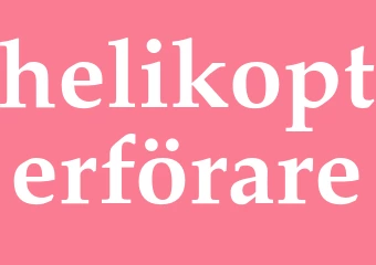 Synonym helikopterförare