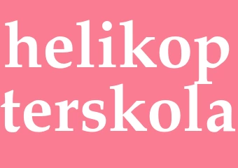 Synonym helikopterskola