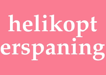 Synonym helikopterspaning