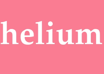 Synonym helium