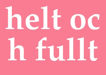 Synonym helt och fullt