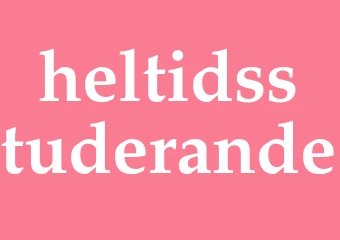 Synonym heltidsstuderande
