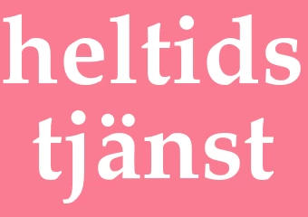 Synonym heltidstjänst