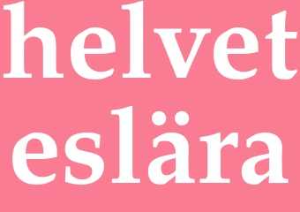 Synonym helveteslära