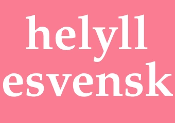 Synonym helyllesvensk