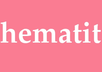 Synonym hematit