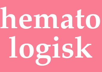 Synonym hematologisk