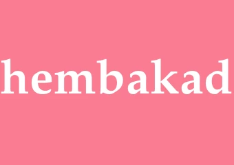 Synonym hembakad
