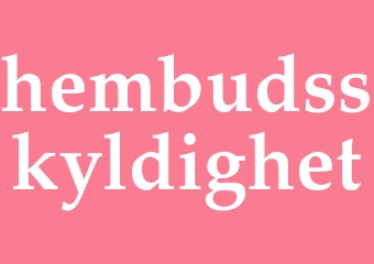 Synonym hembudsskyldighet