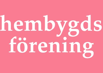 Synonym hembygdsförening