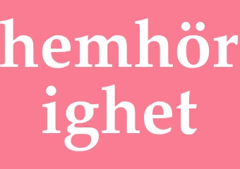 Synonym hemhörighet