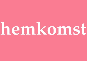 Synonym hemkomst