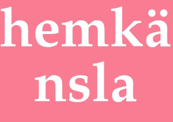Synonym hemkänsla