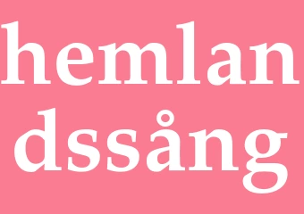 Synonym hemlandssång