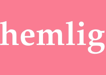 Synonym hemlig