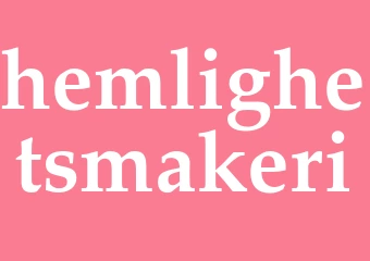 Synonym hemlighetsmakeri