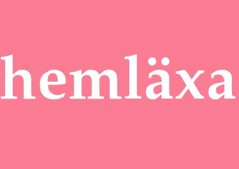 Synonym hemläxa