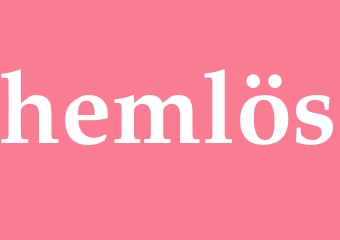 Synonym hemlös