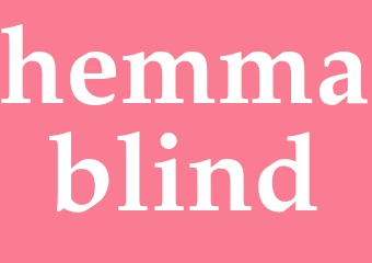 Synonym hemmablind