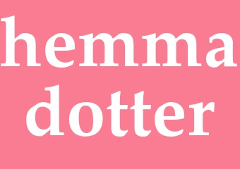 Synonym hemmadotter