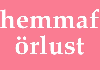 Synonym hemmaförlust