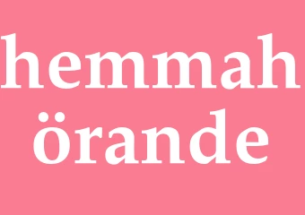 Synonym hemmahörande