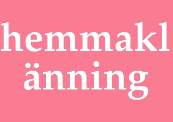 Synonym hemmaklänning